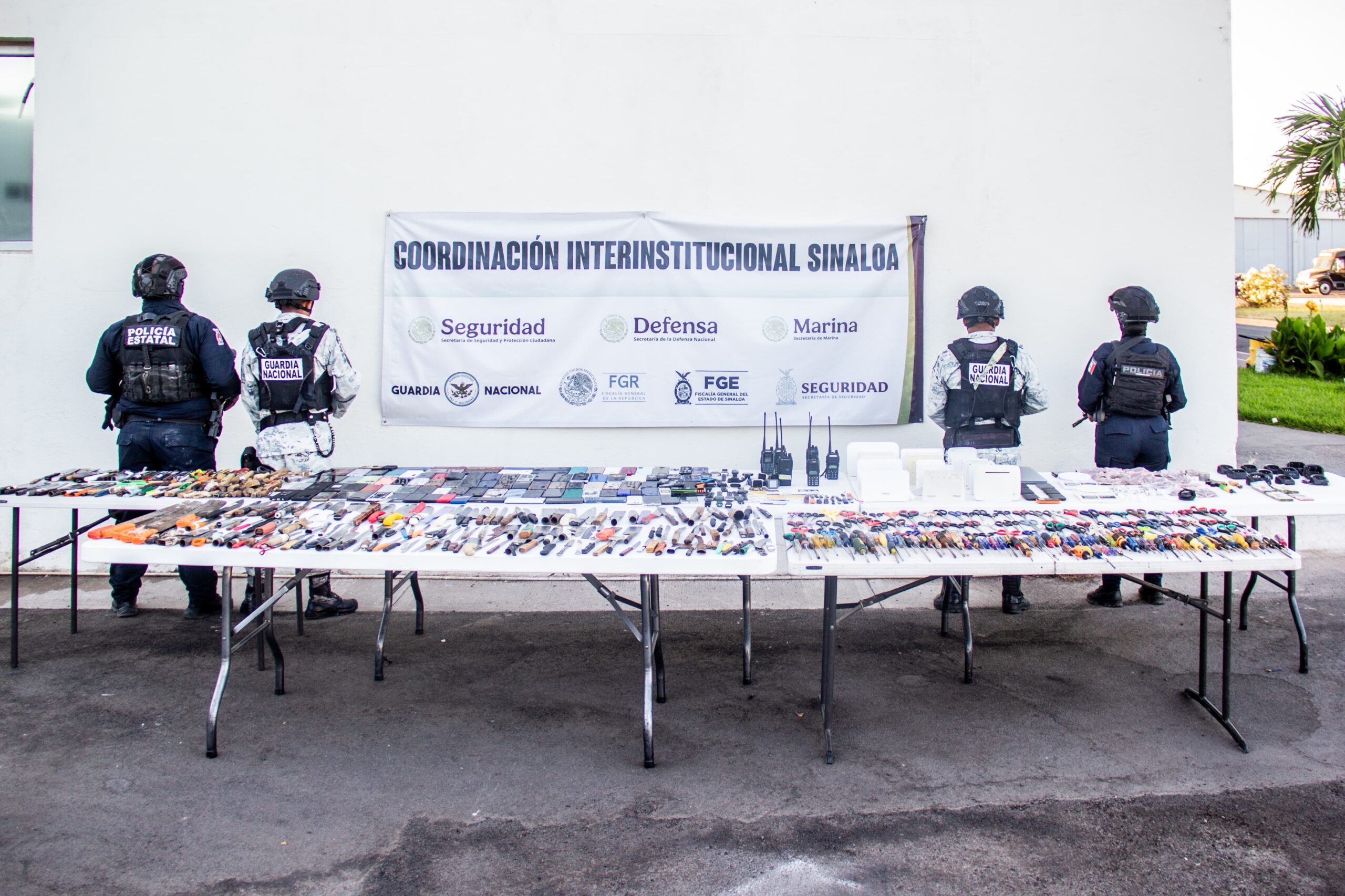 Catean el penal de Aguaruto, encuentran armas, drogas y dinero en efectivo