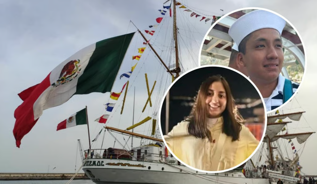 Identifican a los cadetes de la Heroica Escuela Naval que perdieron la vida tras la colisión del buque escuela Cuauhtémoc