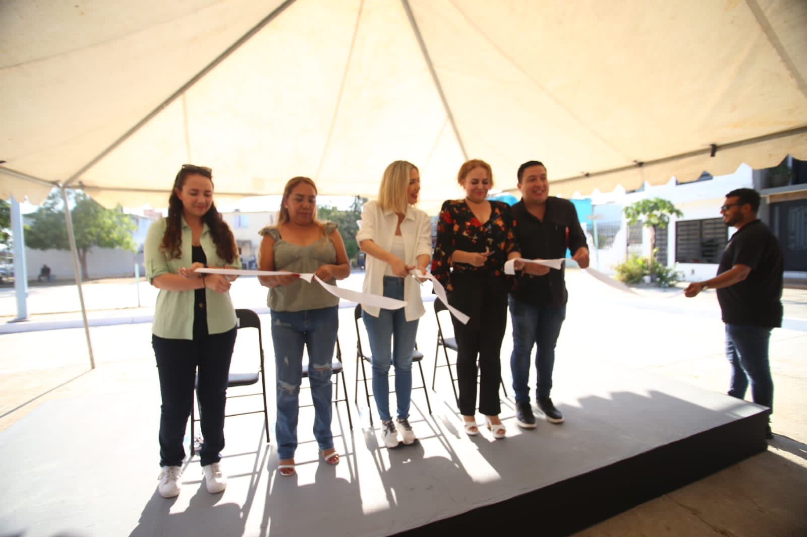 Inaugura Estrella Palacios obras de infraestructura sanitaria en el Alarcón.