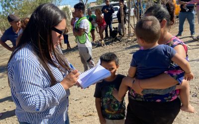 Apoyan Gobierno Municipal y DIF Mazatlán a familias afectadas por incendio en la Jaripillo