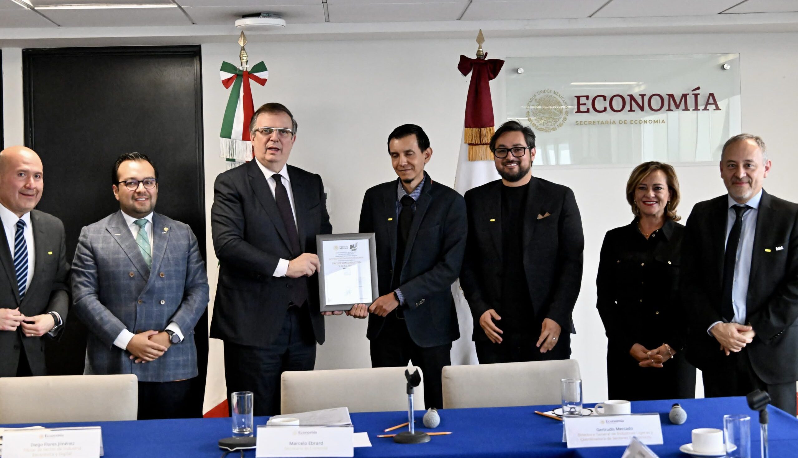 Preside Marcelo Ebrard reunión de seguimiento del Plan Maestro de Semiconductores 2024-2030