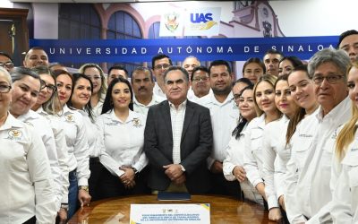 En el marco del Día del Trabajo, el Rector, Jesús Madueña Molina, refrenda su compromiso y agradecimiento con la base trabajadora de la UAS