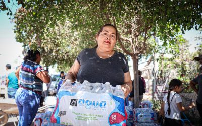 En Aguaruto, inicia DIF Culiacán la distribución de agua en apoyo al Aquatón 2025