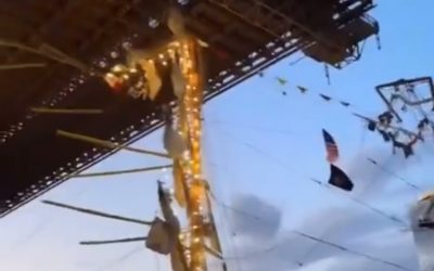 Indagan maniobra de remolcador que apoyaba al Buque Cuauhtémoc antes del accidente en EU