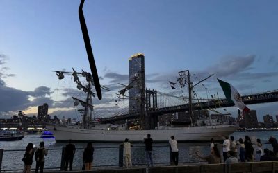Choque de buque ‘Cuauhtémoc’ en NY deja 2 muertos y 19 heridos
