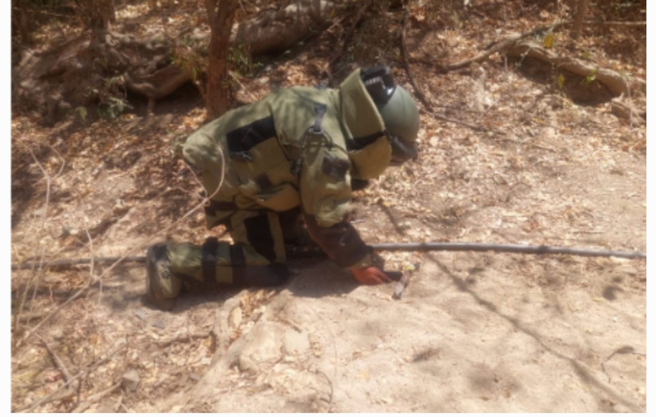 Grupo Interinstitucional, destruye 6 artefactos explosivos localizados en Concordia.