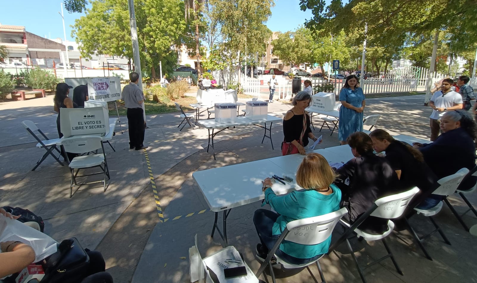 Realiza la Junta local del INE, simulacro para las votaciones del Poder Judicial del próximo 1 de junio