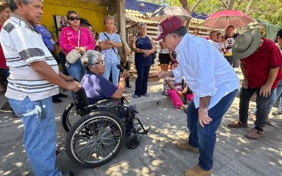 Recorre Enrique Inzunza sectores de Sinaloa