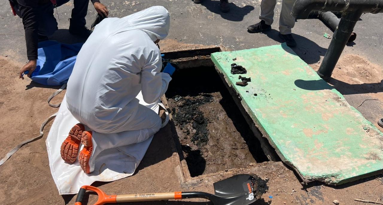 Encuentran osamentas en el drenaje sanitario de Tacuichamona, Culiacán