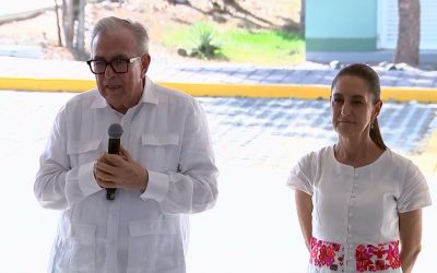 El Gobernador Rocha expresa que la Presidenta Claudia Sheinbaum “es una mujer Universal y de Estado”, al recibirla en Mazatlán