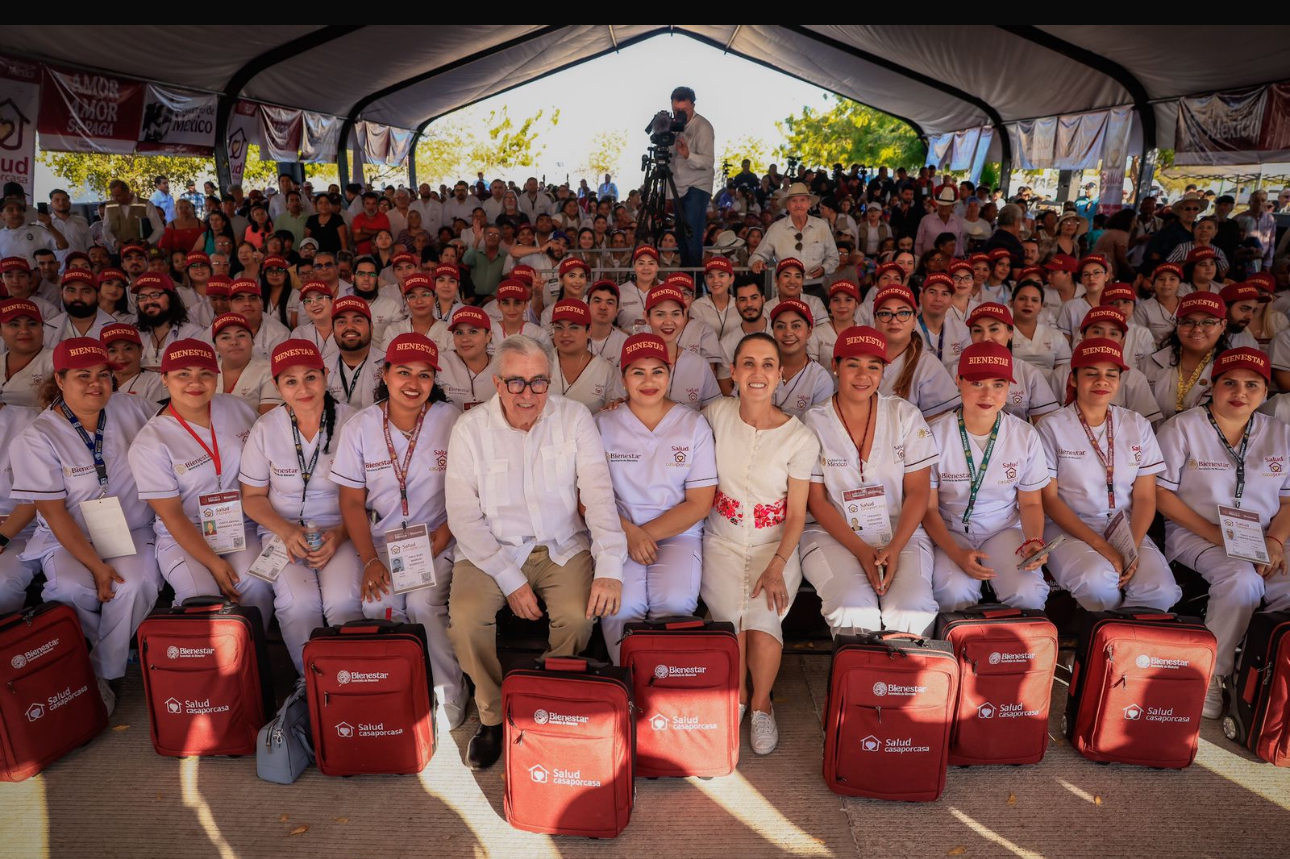 Salud casa por casa cambia el programa nacional de salud : Claudia Sheinbaum