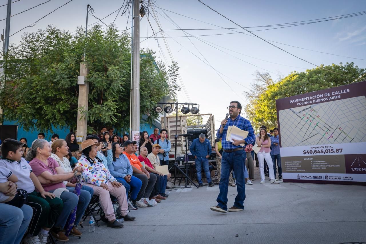 Tras 50 años de espera, vecinos de colonia Buenos Aires estrenan calles dignas y funcionales